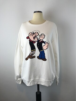 Baskılı zara sweatshirt