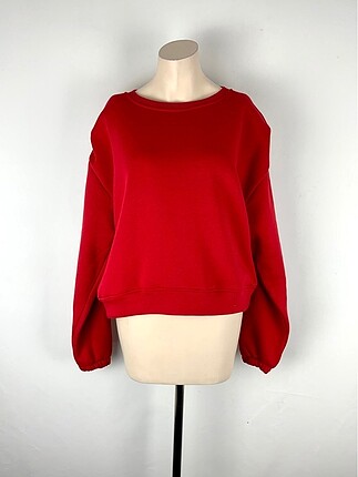 Bisiklet Yaka Sweatshirt