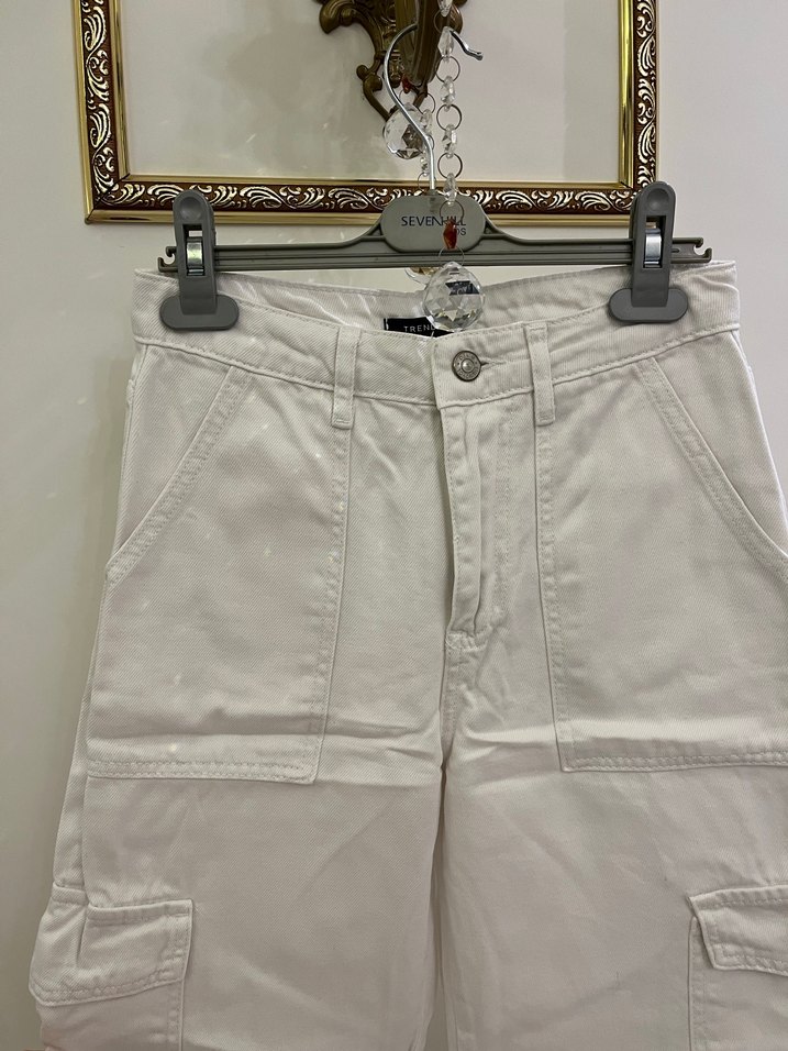 Kadın Beyaz Pantolon - Görsel 2