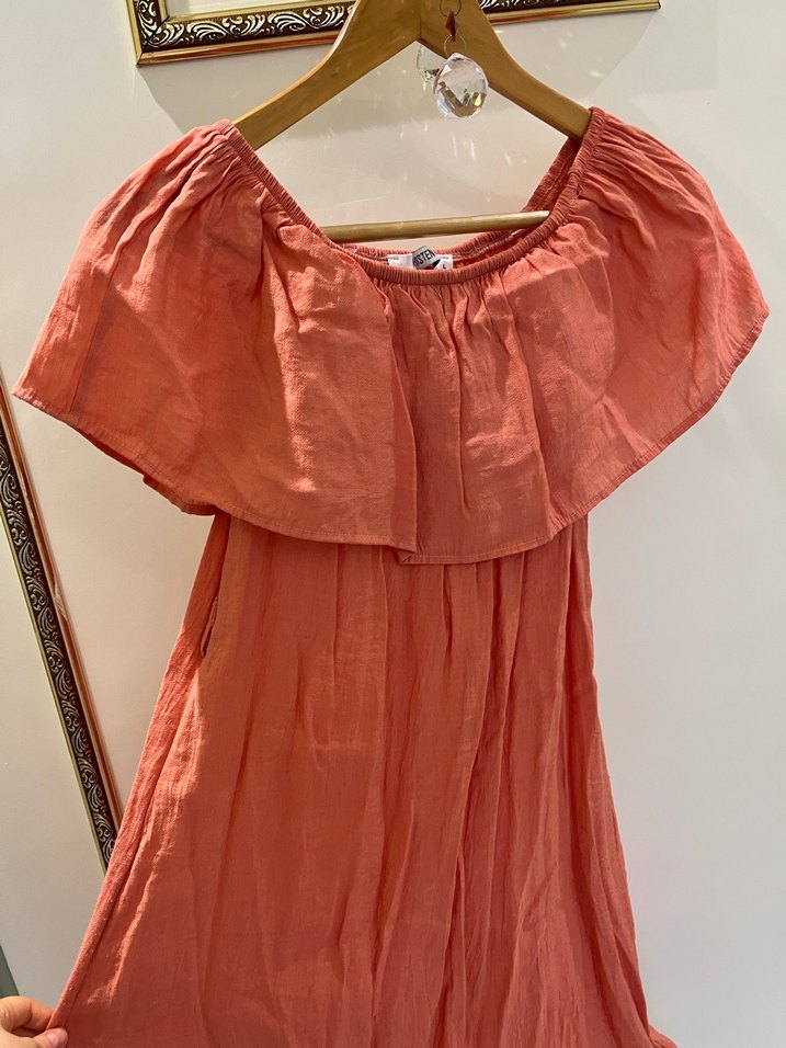 Straplez Kadın Elbise - Görsel 3