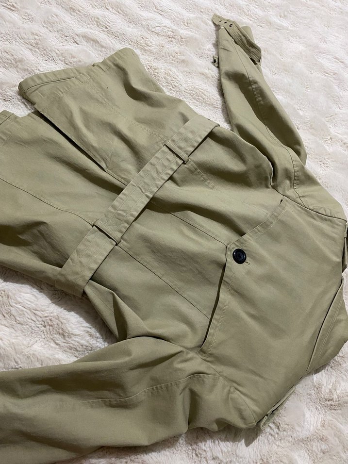 Bej Midi Kadın Trençkot - Görsel 2