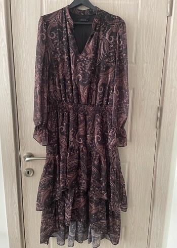 Bohem Tarz Uzun Kollu V Yaka Hamile Bluzu - Görsel 2