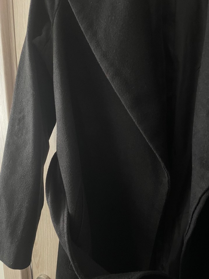 Siyah Kuşaklı Uzun Kaban - Görsel 2