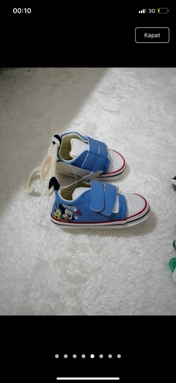 Renkli Baskılı Pamuk Disney Bebek pijama takımk - Görsel 2