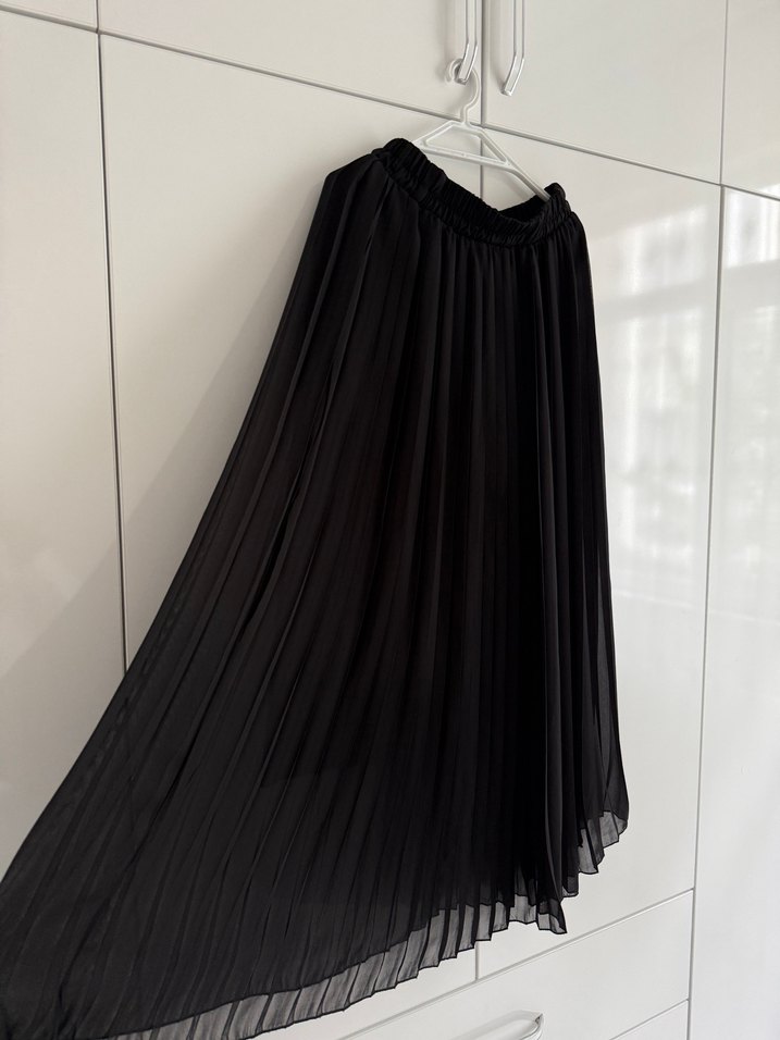 Siyah tül Uzun etek - Görsel 4