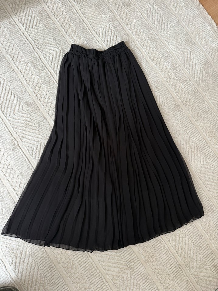 Siyah tül Uzun etek - Görsel 5