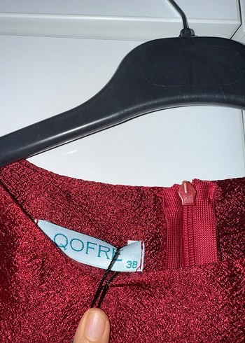 Bordo Uzun Kollu Yüksek Yakalı Uzun Elbise - Görsel 3