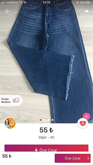 Kot 38 / nondenim 40 beden