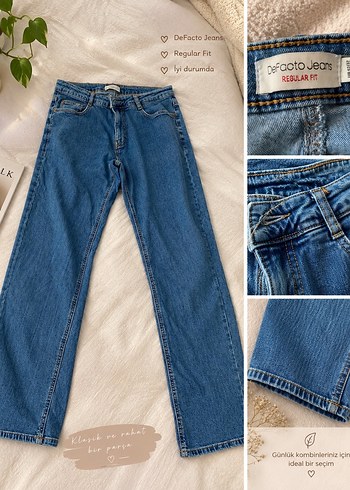 Defacto Regular Fit Mavi Denim Jean