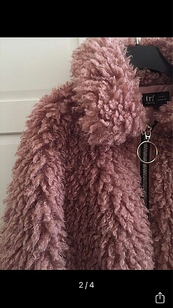 Zara zara pembe koyun kürk