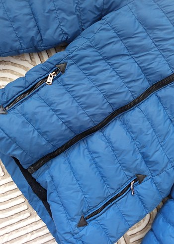 LC Waikiki Mavi Erkek Çocuk Fermuarlı Ceket