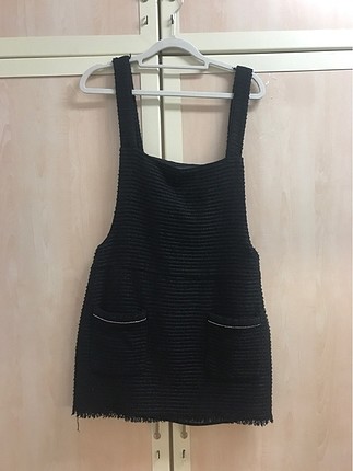Zara siyah salopet