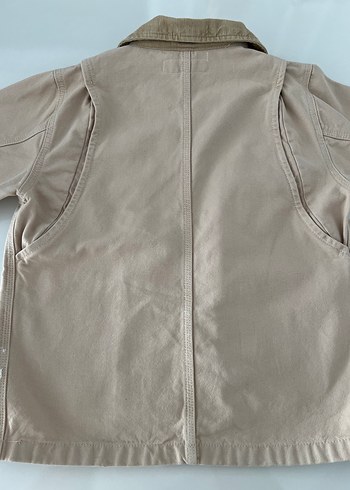 Kız Çocuk Bej Düğmeli Süet Ceket - Görsel 6