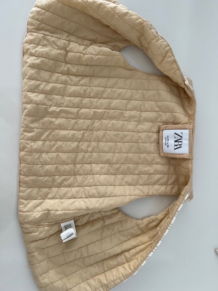 Bej Nakışlı Dantelli Bohem Yelek - Görsel 5