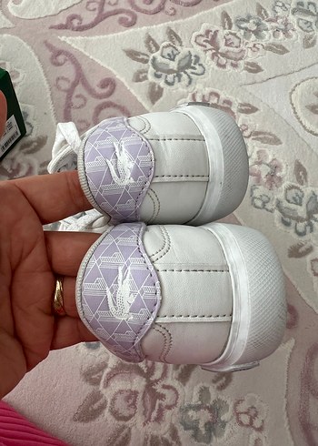 Lacoste Beyaz kız çocuk  Spor Ayakkabı - Görsel 4