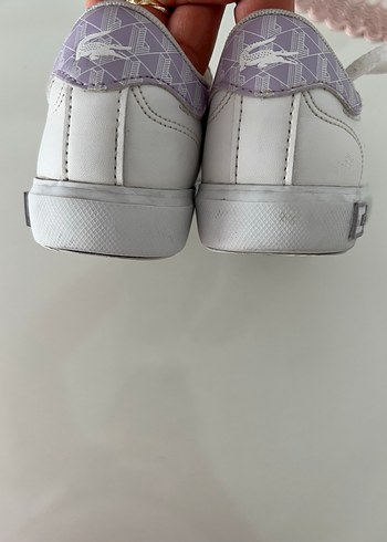 Lacoste Beyaz kız çocuk  Spor Ayakkabı - Görsel 6