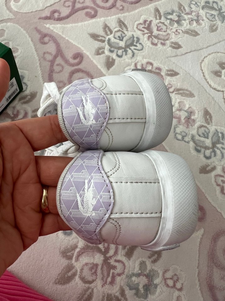 Lacoste Beyaz kız çocuk  Spor Ayakkabı - Görsel 4