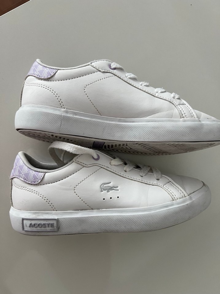 Lacoste Beyaz kız çocuk  Spor Ayakkabı - Görsel 3