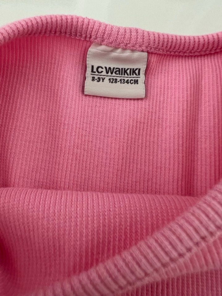 Pembe Kolsuz Kız Çocuk Elbise - Görsel 3