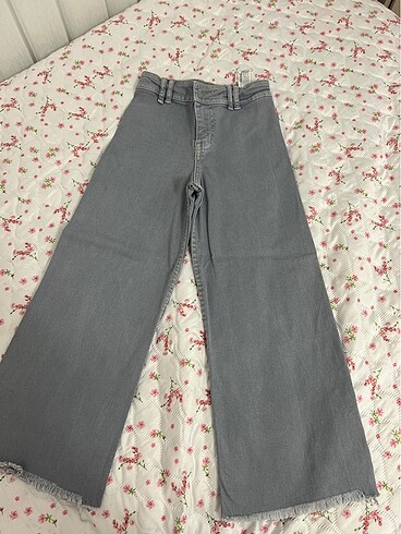 8 Yaş Beden Zara kız çocuk mavi likralı pantalon