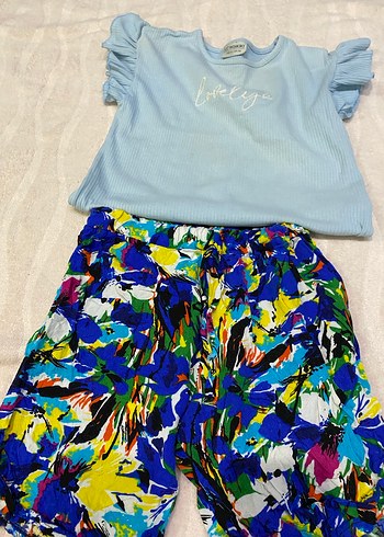 Kız Çocuk Renkli takım - Görsel 2