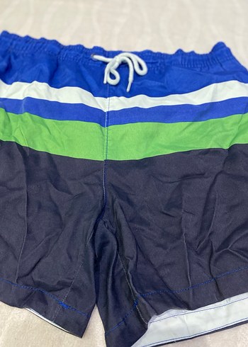 Erkek Renkli Çizgili Mayo Şort - Görsel 3