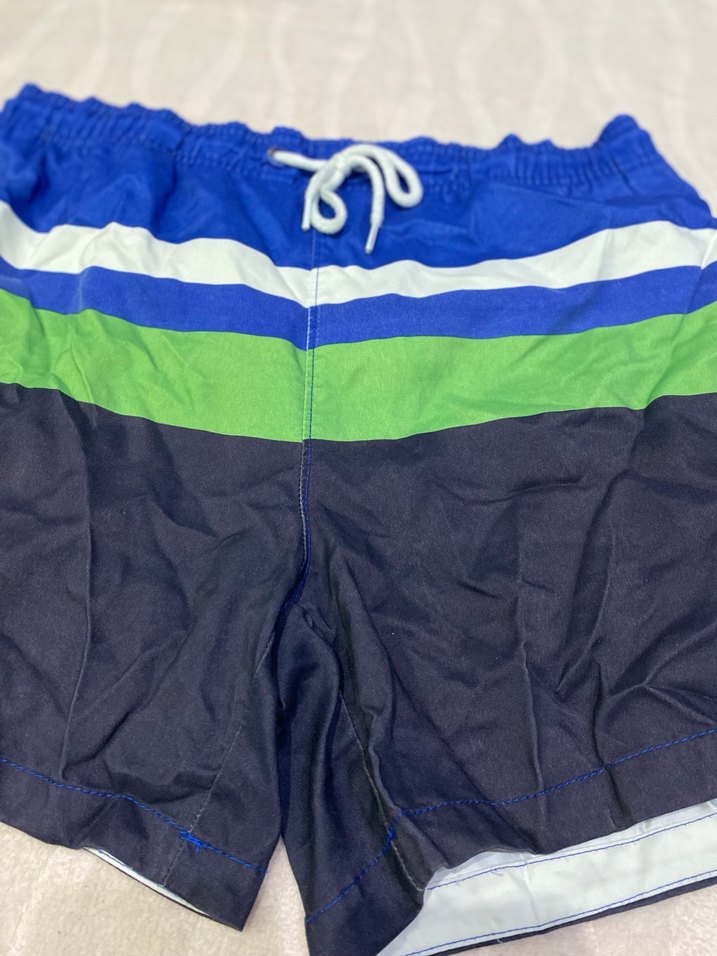 Erkek Renkli Çizgili Mayo Şort - Görsel 3