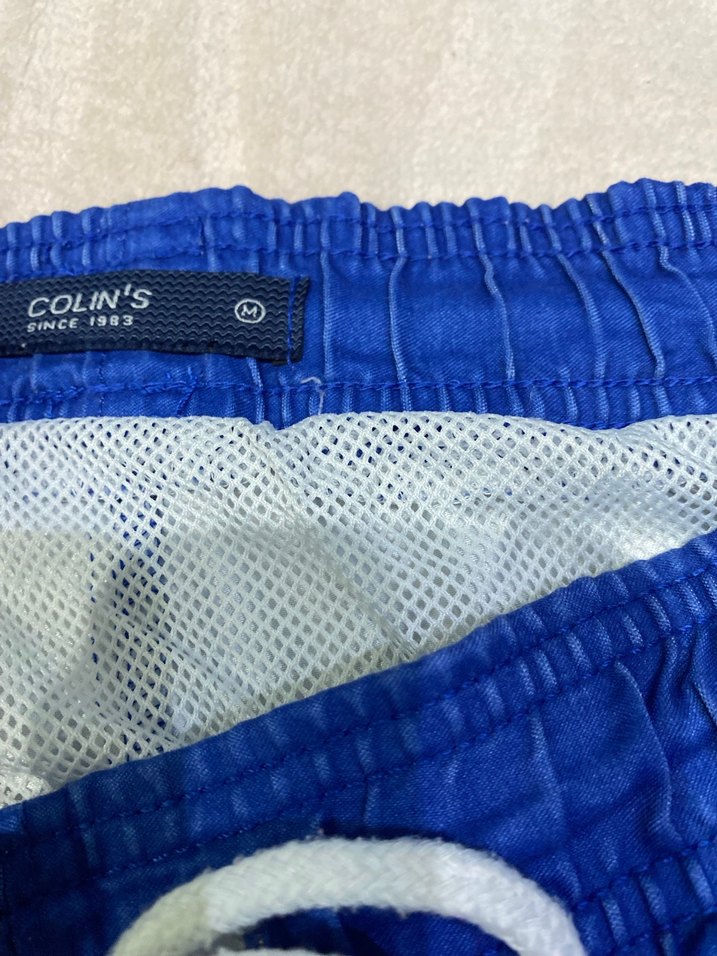 Erkek Renkli Çizgili Mayo Şort - Görsel 2