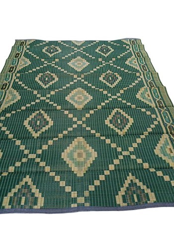 Beden mavi Renk Koyu Mavi Bağlama Desenli Geleneksel Halı