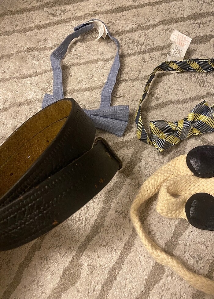 Cocuk kemer ve papyon - Görsel 3