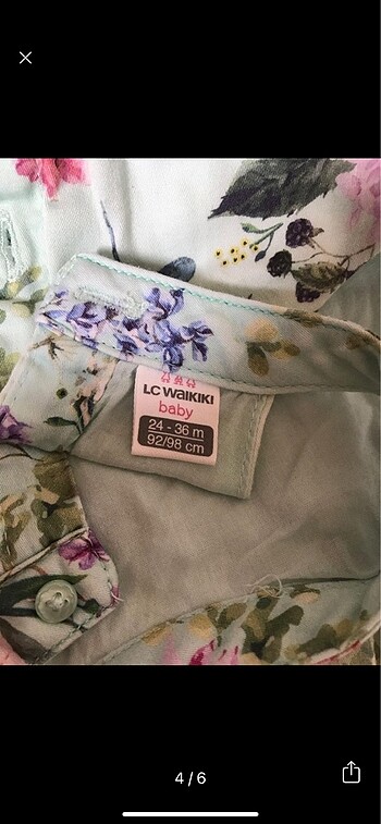 24-36 Ay Beden turkuaz Renk lC Waikiki mint yeşili halter yaka elbise