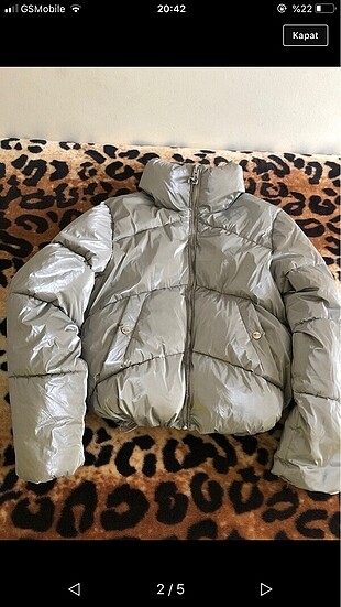 m Beden Bershka şişme mont