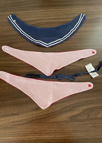 Çok Renkli Bebek Önlüğü ve papyon Seti - Görsel 11