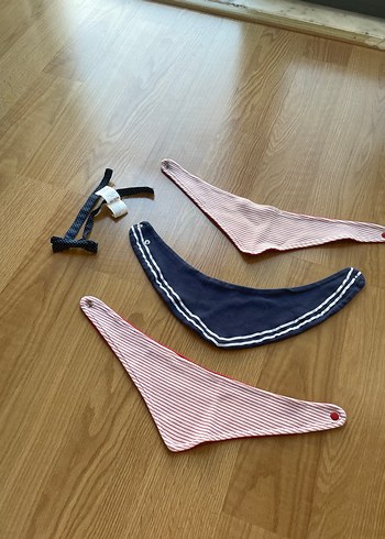 Çok Renkli Bebek Önlüğü ve papyon Seti - Görsel 8