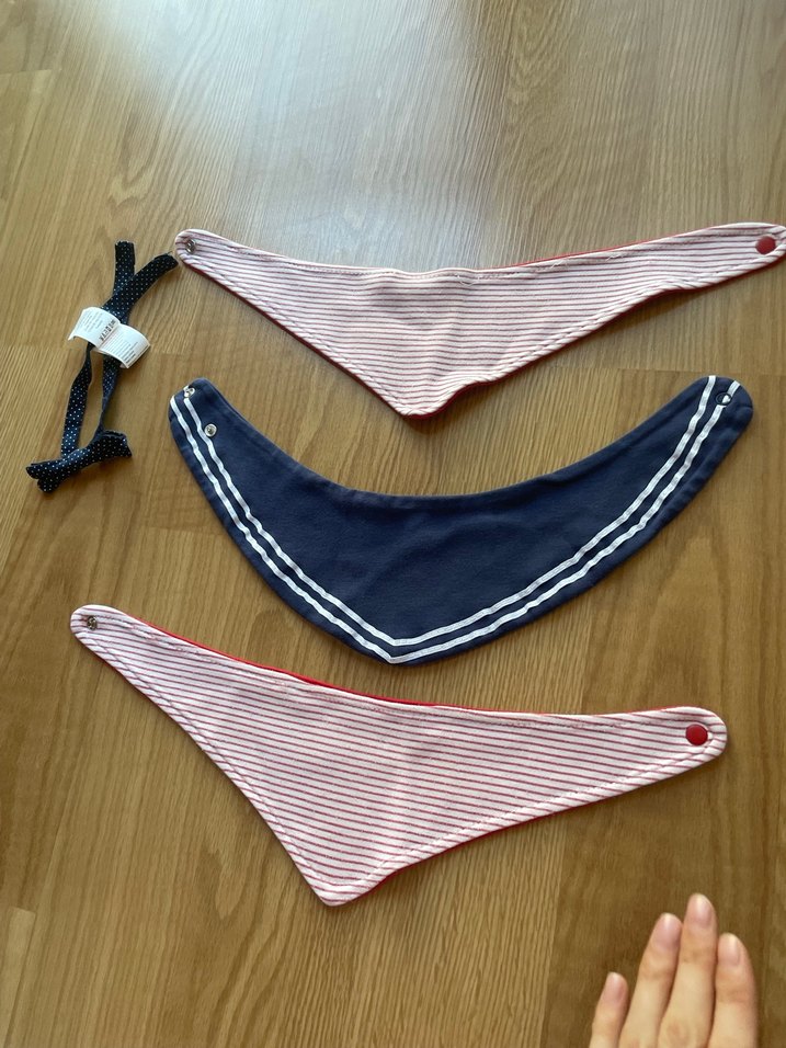 Çok Renkli Bebek Önlüğü ve papyon Seti - Görsel 3