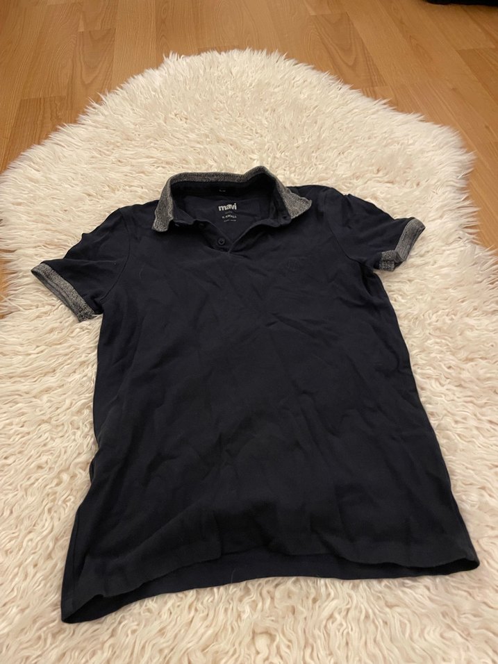 Gri Denim Erkek Polo Tişört - Görsel 2