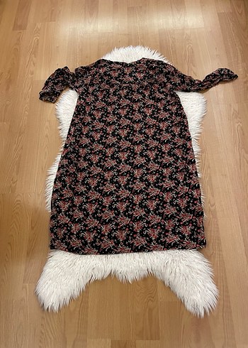 Kahverengi Bohem Uzun elbise - Görsel 2