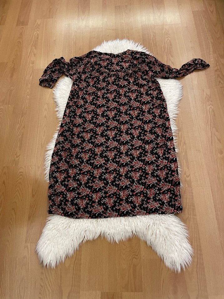 Kahverengi Bohem Uzun elbise - Görsel 2