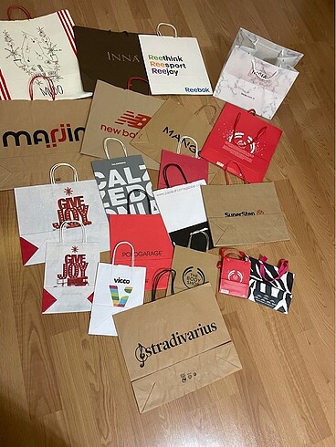 Diğer Toplu poşetler 55 adet