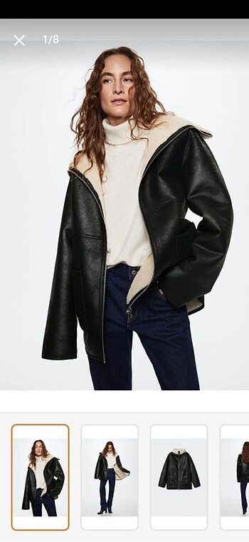 Mango palto oversize