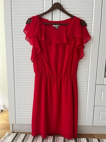 H&M Kırmızı Elbise