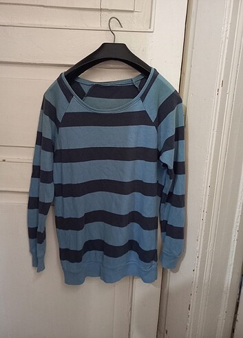 Çizgili Sweatshirt 