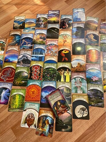  Beden Renk Büyülü Kehanet Kartları Tarot