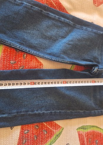 Diğer Kadın Koyu Mavi Midi Boy Kot Pantolon