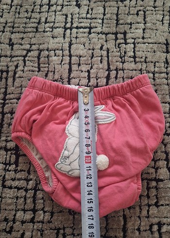 Nakışlı Pembe Bebek Külot - Görsel 5