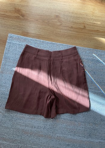 LC Waikiki Kahverengi Keten Şort
