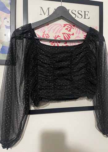 Siyah Mini Bluz - Görsel 2