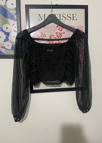 Siyah Mini Bluz - Görsel 3