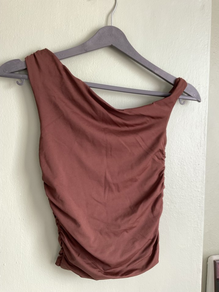 Kahverengi Bluz - Görsel 2