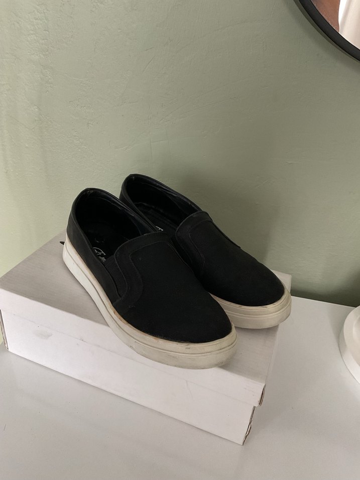 Siyah Minimalist Günlük Spor Ayakkabı - Görsel 2